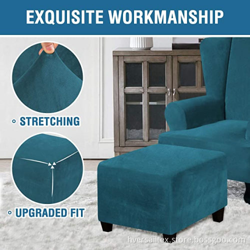 Square Ottoman Covers Footstool Protector Covers